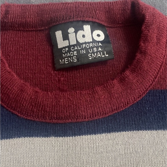 Vintage Mens Lido Sports Wool Sweater Small - Picture 2 of 7